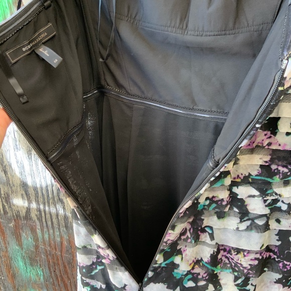 BCBG Maxazria Erika Pleated Multicolored Gown/prom/formal Dress Size 2 Preowned - Picture 7 of 12